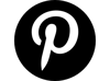 Pinterest logo black
