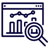 data analysis icon to showcase live data